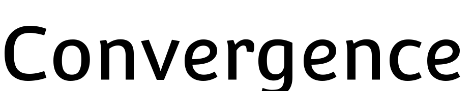 Convergence Regular cкачати шрифт безкоштовно
